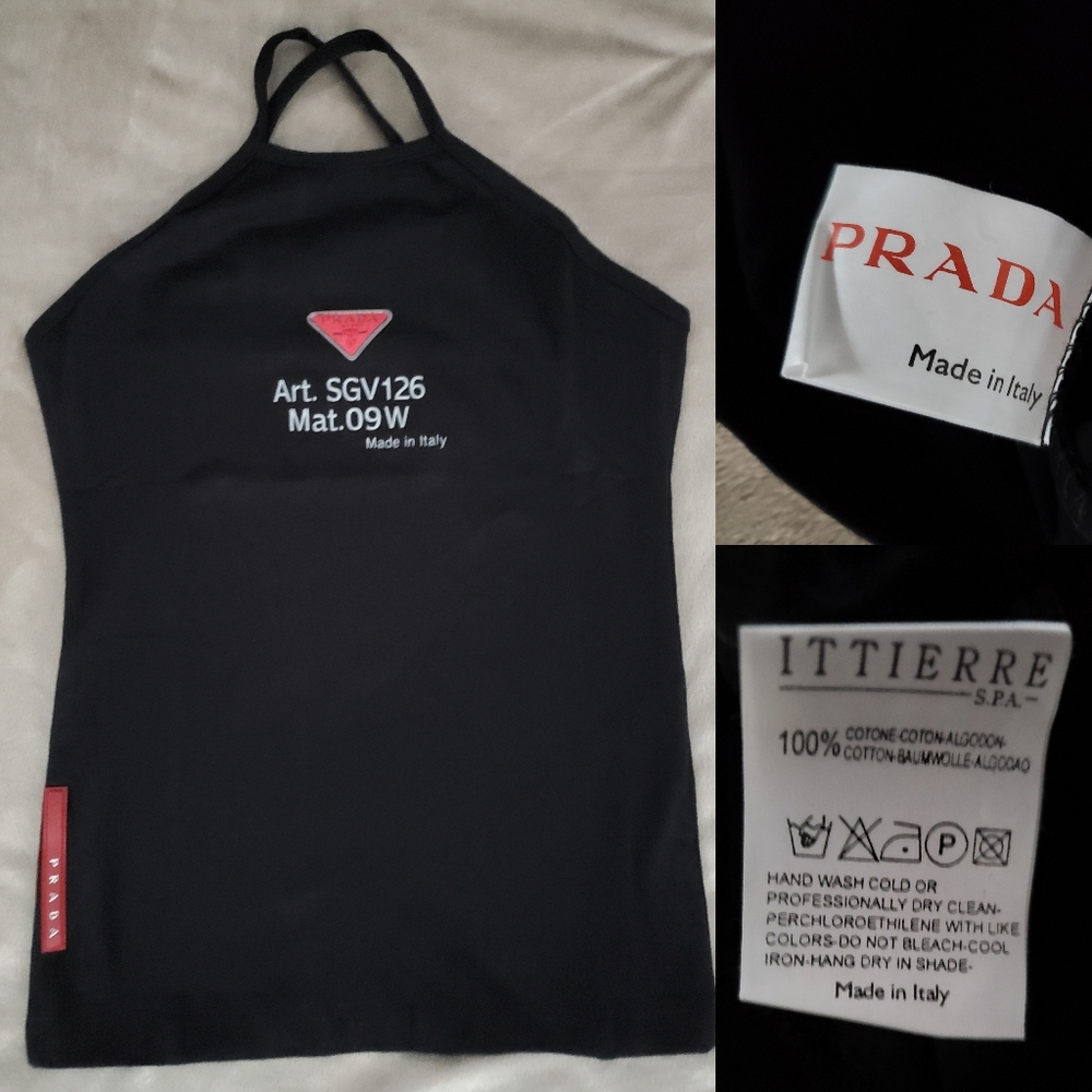 Vintage Prada Ittierre S.P.A. Tank Top
